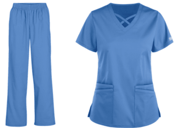 Medizinisches Set Karry Hellblau - medizinisches Damen-Set