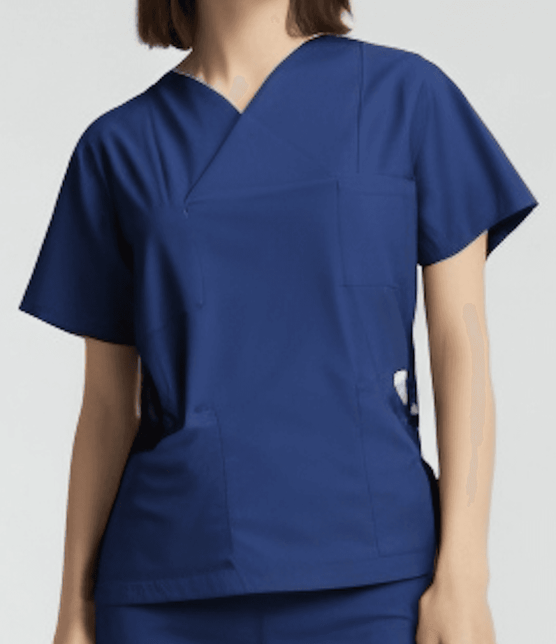 Medizinischer Kasack Unisex TEX2 - Blau - medizinische Damenkasacks
