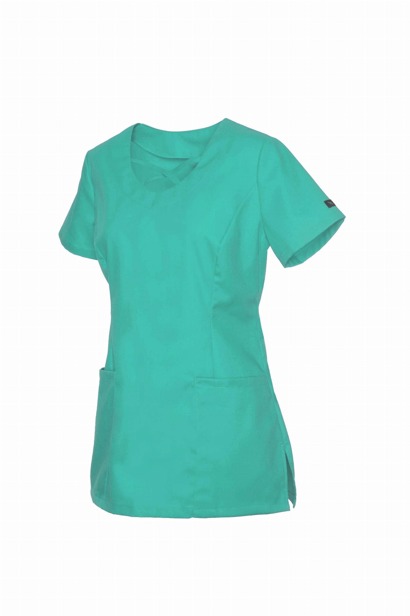 Medizinische Bluse Upper Zwei Taschen Mint - medizinische Damenblusen