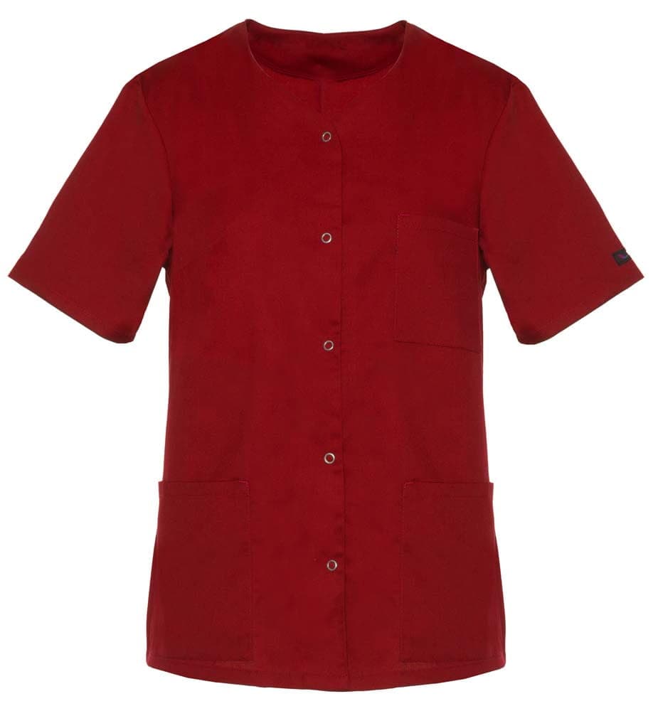 Medizinische Bluse Sabrina Rot - medizinische Damenblusen