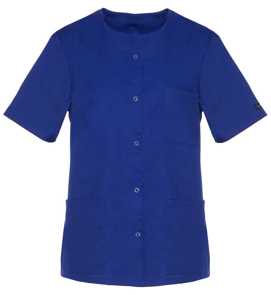 Medizinische Bluse Sabrina Blau - medizinische Damenblusen