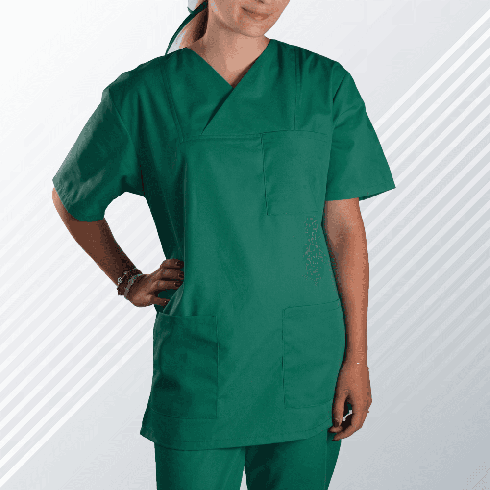 OP-Bluse Mindin Gruen - OP-Blusen
