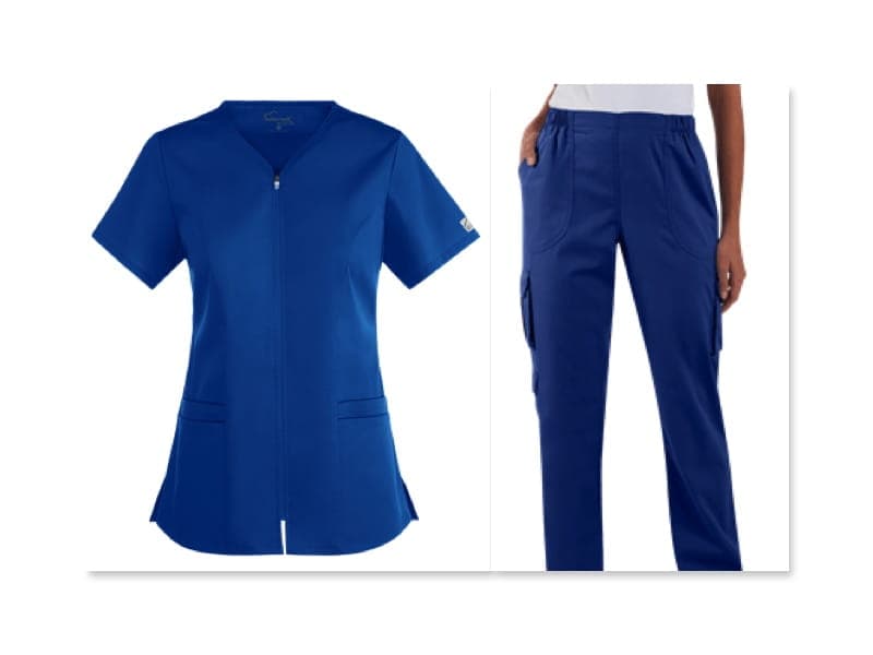 Medizinisches Set Karry Blau - medizinisches Damen-Set