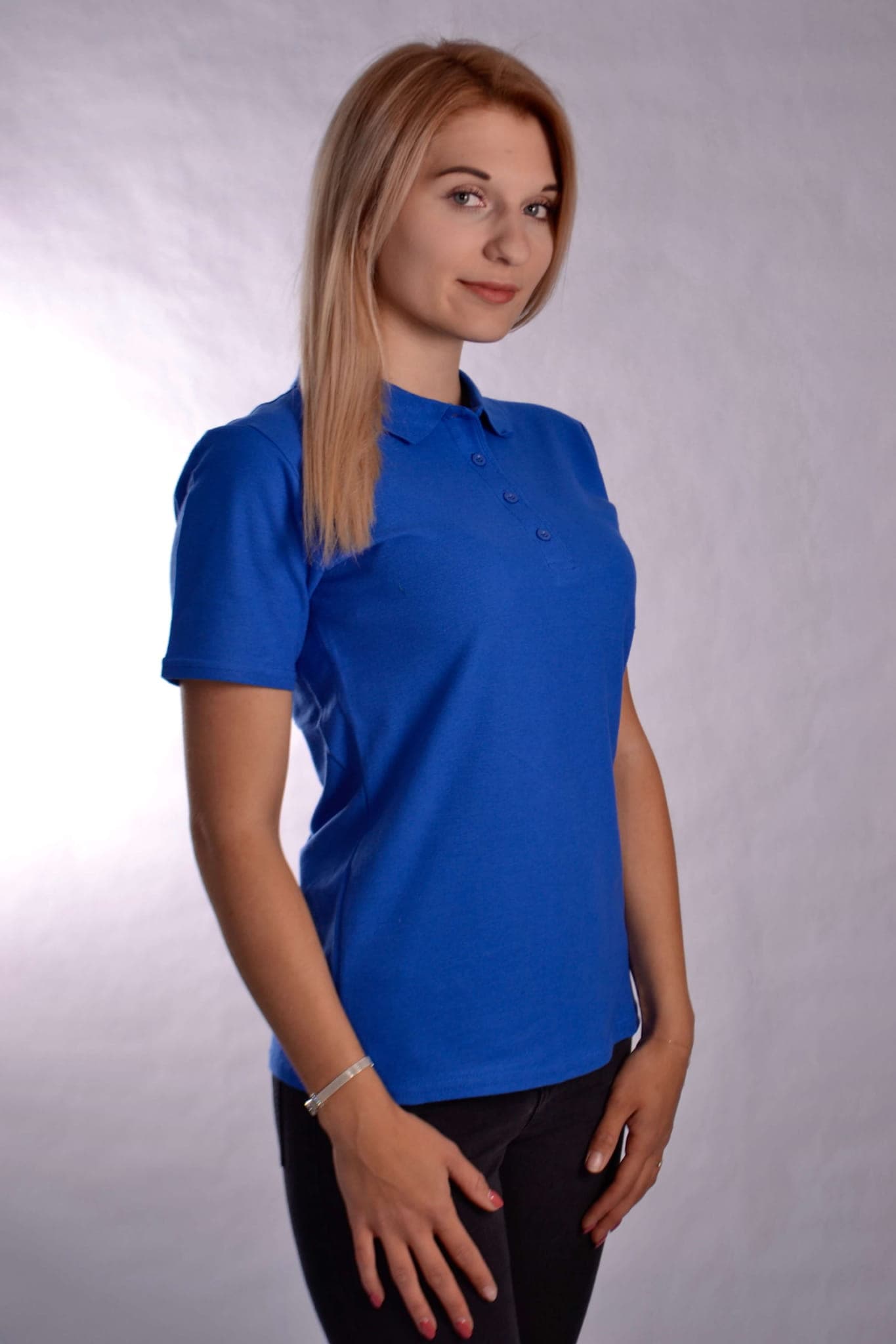 Poloshirt Ariana Blau - medizinische Poloshirts