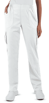 Medizinische Hose Nebus Vier Taschen Weiss - medizinische Damenhosen