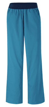 Medizinische Hose Uni Gummibund Jade - medizinische Damenhosen