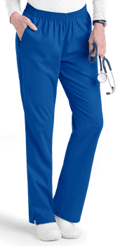 Medizinische Hose Waist Zwei Taschen Gummibund Blau - medizinische Herrenhosen