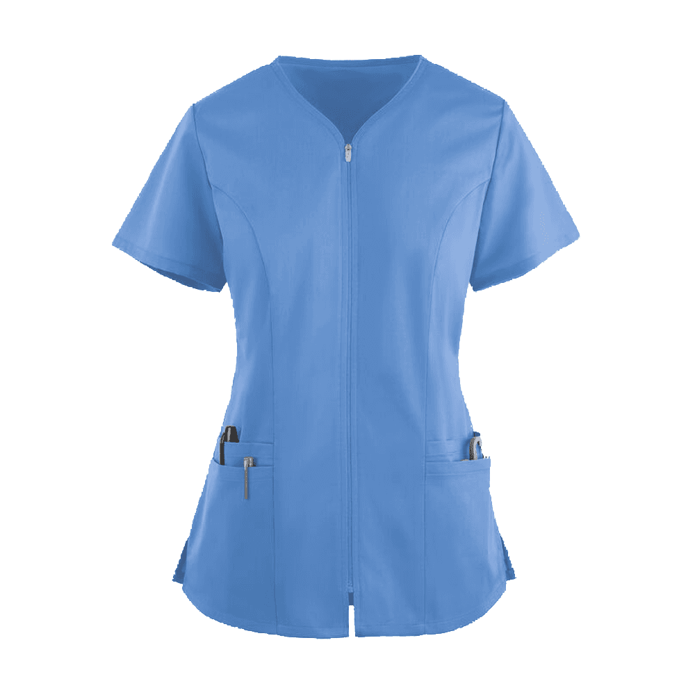 Medizinische Jacke Biun Hellblau - medizinische Damenblusen